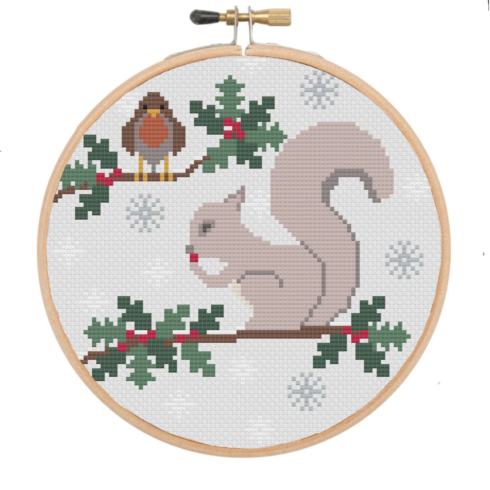 Cross Stitch Pattern Woodland Animals Winter Four Cross - Etsy