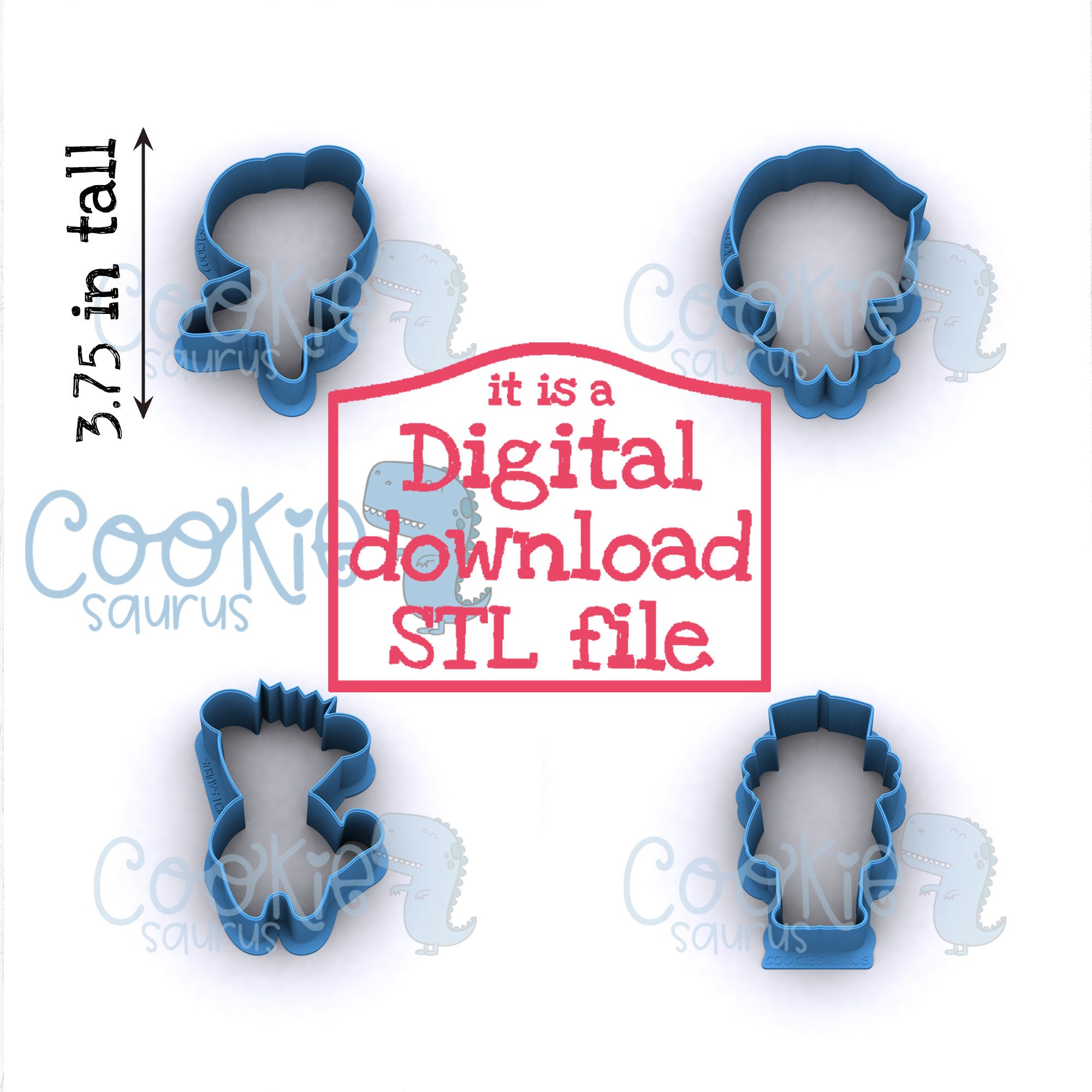 Nutcracker cookie cutter set STL files Digital download Etsy