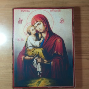 Pochaev, heilige moeder van God, icoon van de moeder van God, handgemaakte kopie van een oud-orthodox icoon