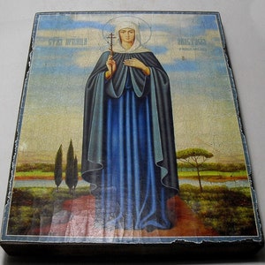 Saint Anastasia of Rome, copy of the ancient handmade icon, religious gift