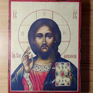 The Lord Almighty, copy ancient icons of Jesus Christ handmade, the icon of the Savior Jesus Christ