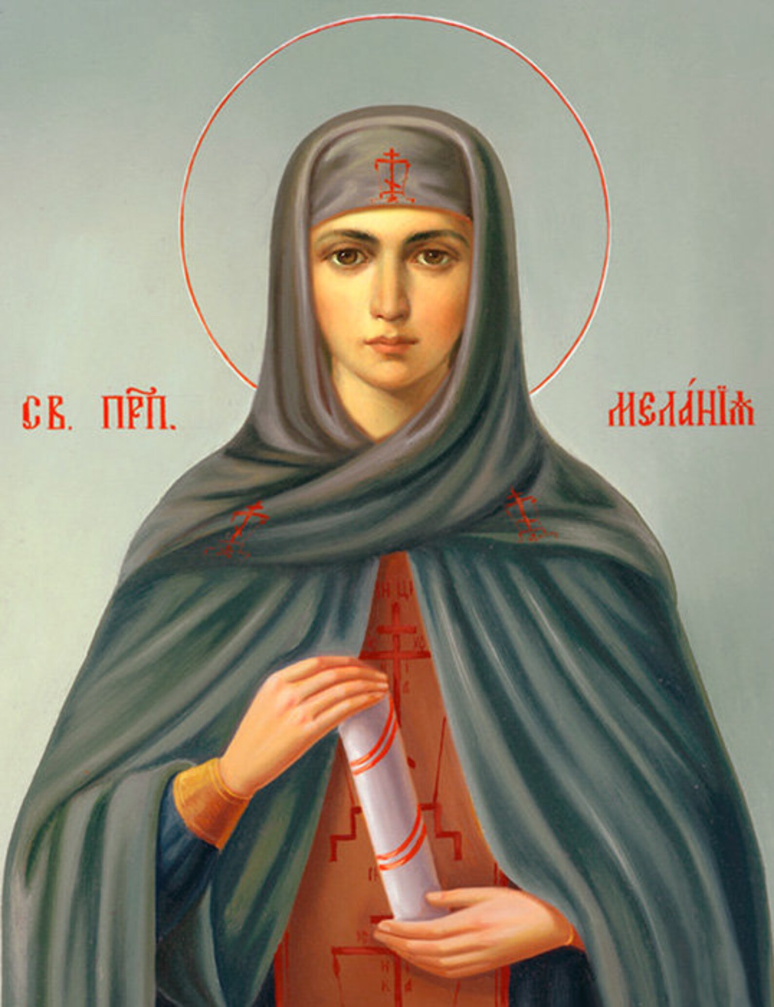 Heilige Reverend Melania religiöse Ikone Geschenk für Etsy