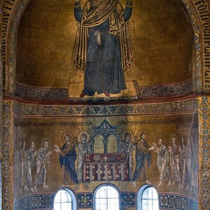 Oranta, Unbreakable Wall, Icon of the Mother of God, handmade copy of an ancient Orthodox icon image 4