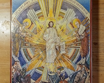 Transfiguration of the Lord, Handmade Icon, Religious Art