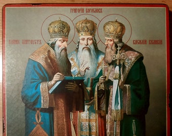 John Chrysostom, Gregory the Theologian, Basil the Great, Orthodox Gift