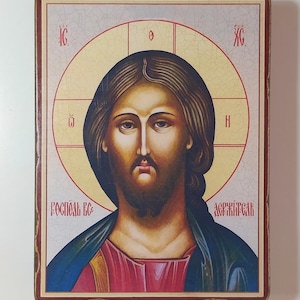 The Lord Almighty, copy ancient icons of Jesus Christ handmade, the icon of the Savior Jesus Christ