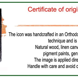 Oranta, Unbreakable Wall, Icon of the Mother of God, handmade copy of an ancient Orthodox icon image 7