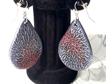 Polymer paste earrings