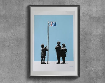 Very Little Helps Print, Authentic Signed Poster, Street Art Dj Print. Living Room Decor
