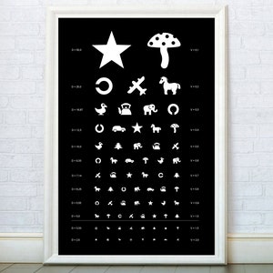 Children Eye Test Printable