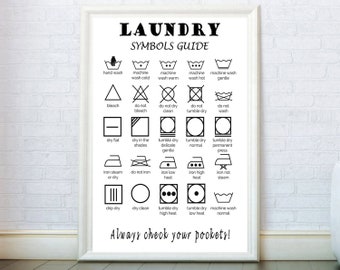 Laundry Poster - Etsy