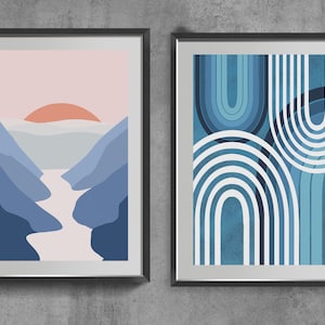 Tarot Karten Poster, spirituelles Dekor, himmlische Wandkunst, Astrologie Poster, Orakel Karten Kunstset