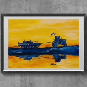 Zusammen mit der Ukraine Poster. Ukrainische Verkäufer. Kraftdruck.