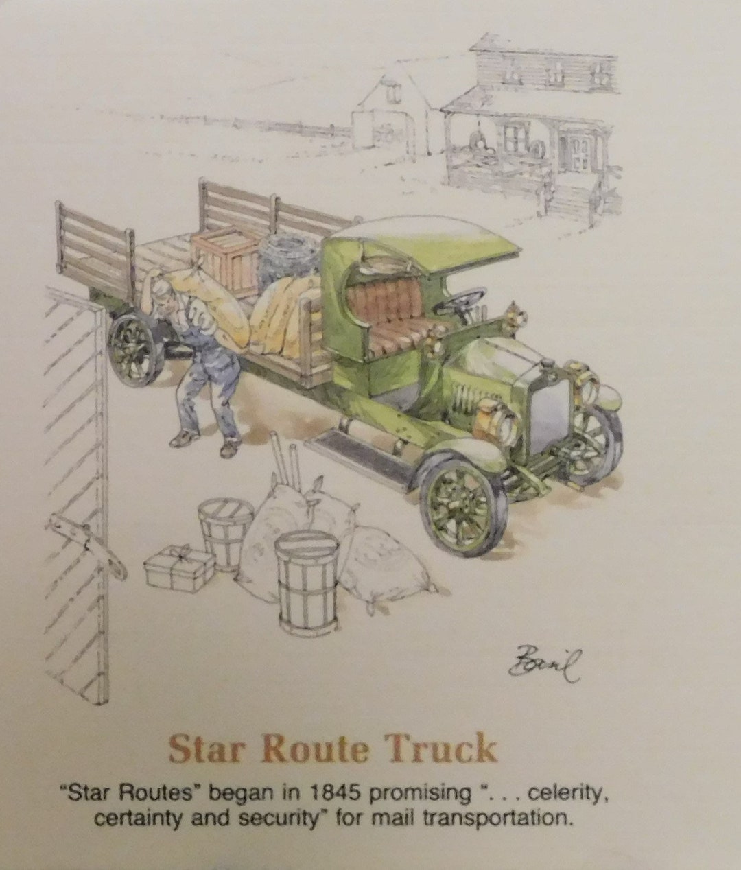 Star Truck Route First Day Cover, Scott 2125 1986 - Etsy
