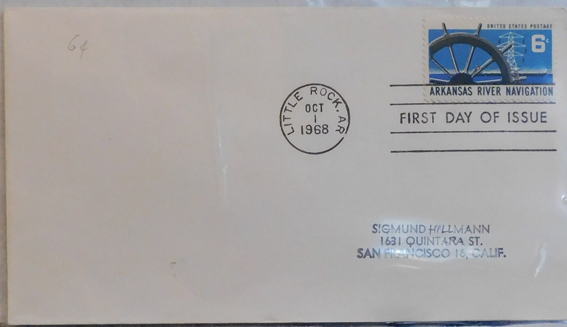 USPS First Day Cover Arkansas River Navigation Scott 1358 Etsy