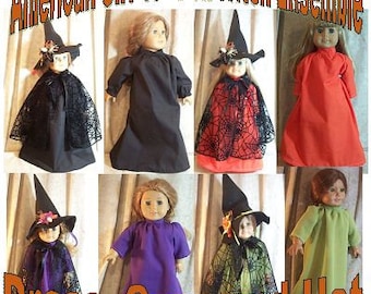 Doll Clothes Made to fit American Girl 18&quot; inch Ensemble 3 pcs Dress Hat Watches Wizards NEW