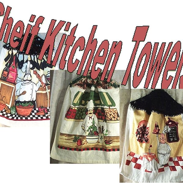 Home Decor' Kitchen Hanging Kitchen Towel Chef Wine Black Red NEW