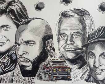 Illustration from the A-Team series