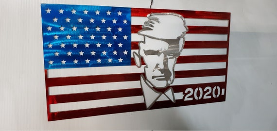 Download Free Trump 2020 Flag W Paint Mask Instant Downloadable Svg File Etsy SVG Cut Files