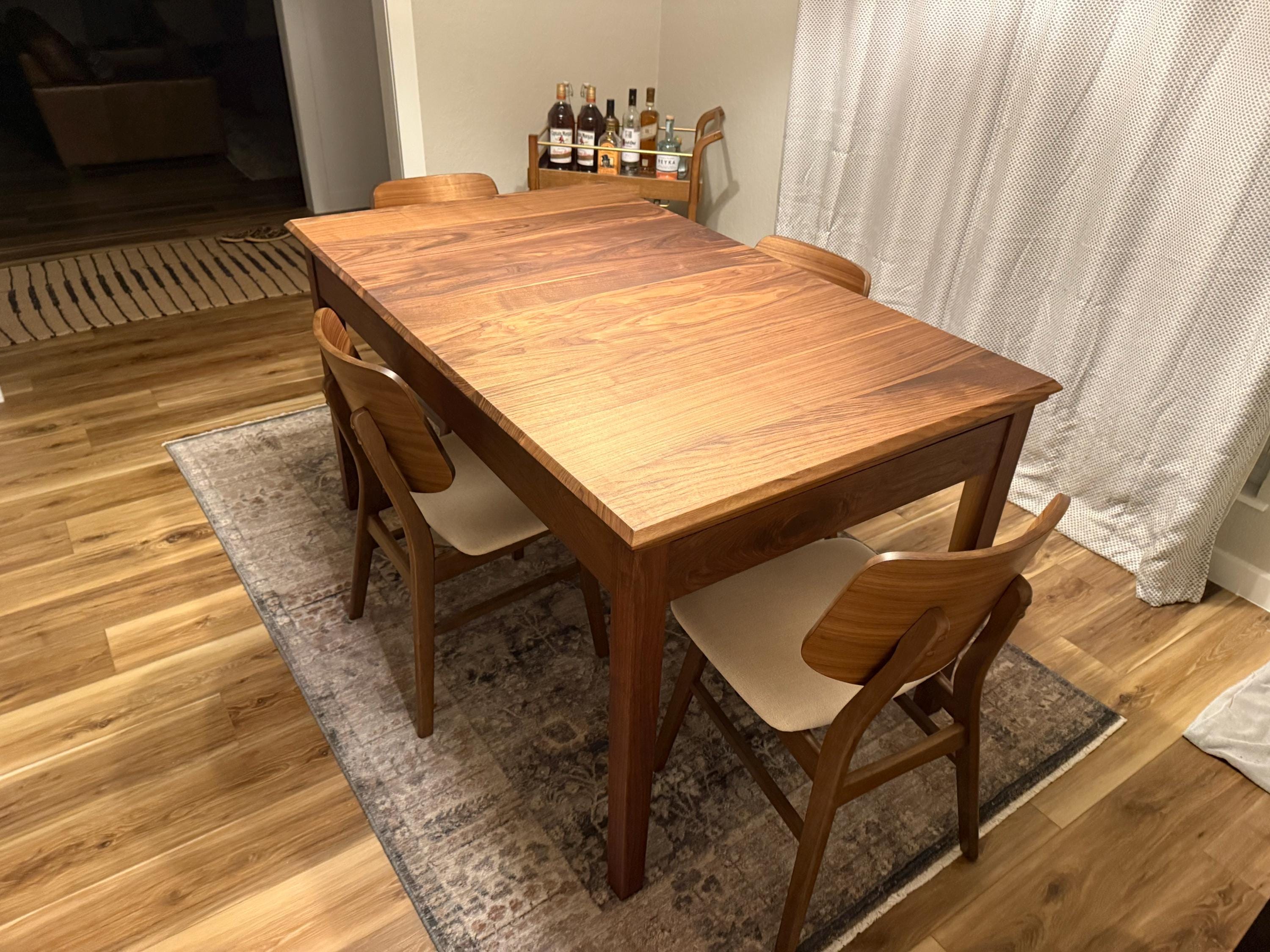 Custom Vaulted Gaming Table With Magnetic Rails and Removable Top ...