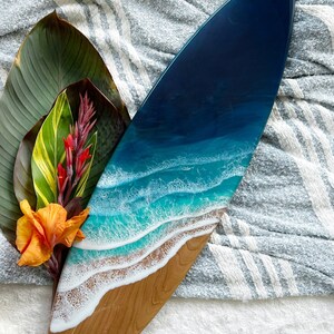 24 Hardwood Surfboards Cherry,Tropical Blue