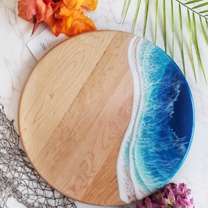 Round Ocean Board, Charcuterie Board, Cheeseboard