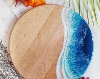 Round Ocean Board, Charcuterie Board, Cheeseboard