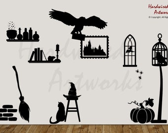 School Of Magic Removable Nursery Wall Decals – Pink Farmhouse Design For Kids