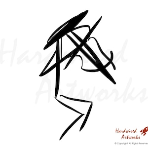 Violinist Decal - Contemporary Wall Art - Classical Music Decoration - For Walls, Laptops, and More