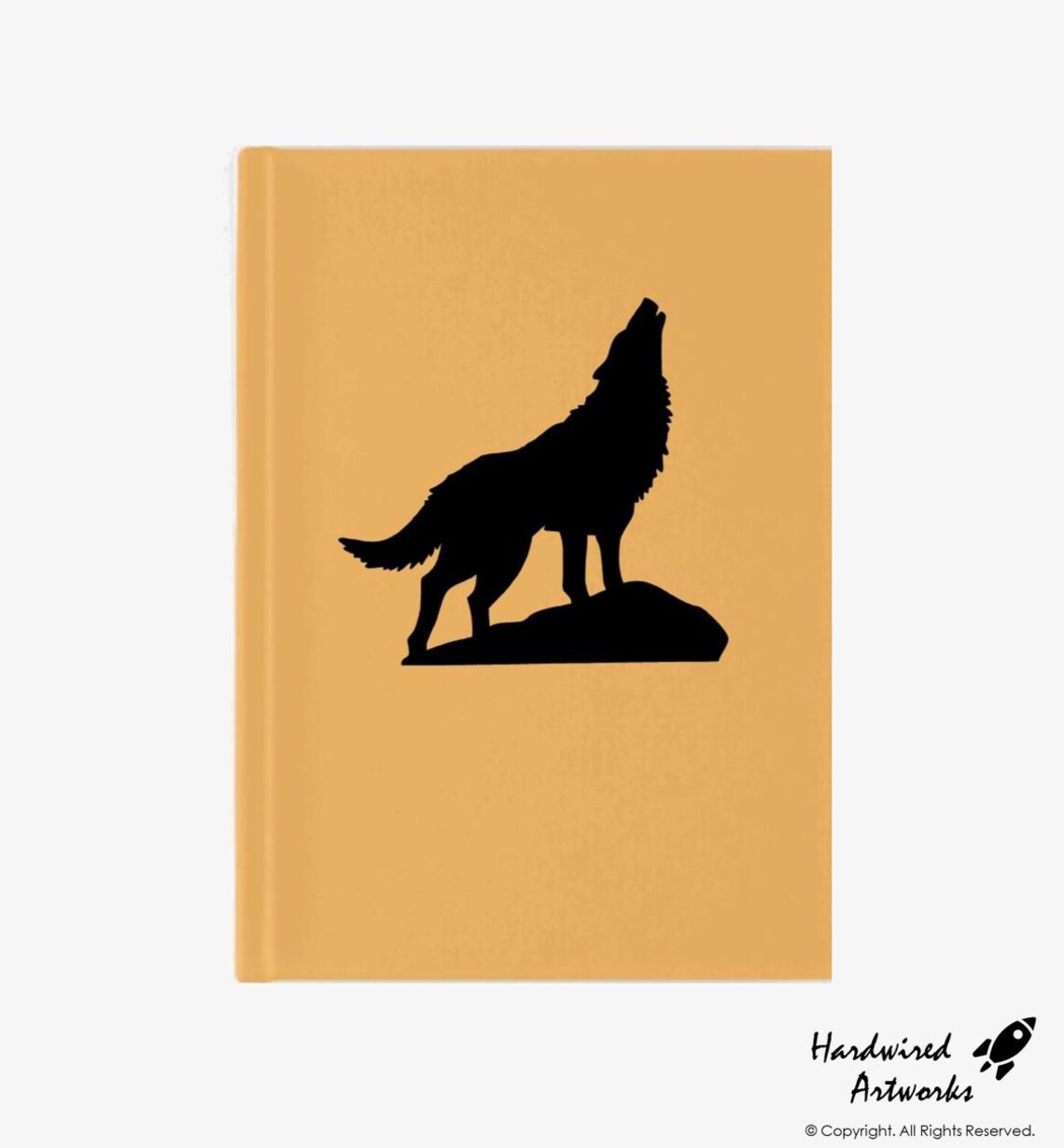 Howling Wolf Decal Sticker Choose Color and Size Wall Decal Etsy