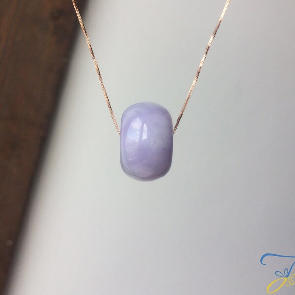 Super Grade A Burma Purple Jadeite Jade Pendant, Grade A Burma Purple Lavender Jadeite, Large Jade Donut,  Fat Donut, 超大緬甸紫肥扣翡翠吊墜