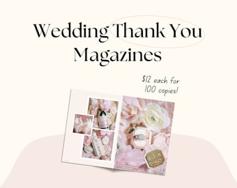 Wedding Thank You Magazine