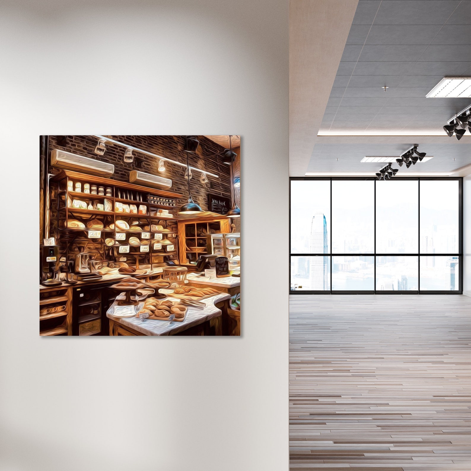 THE BAKERY Canvas Wall Art Home Decor Wall Decor Room Etsy