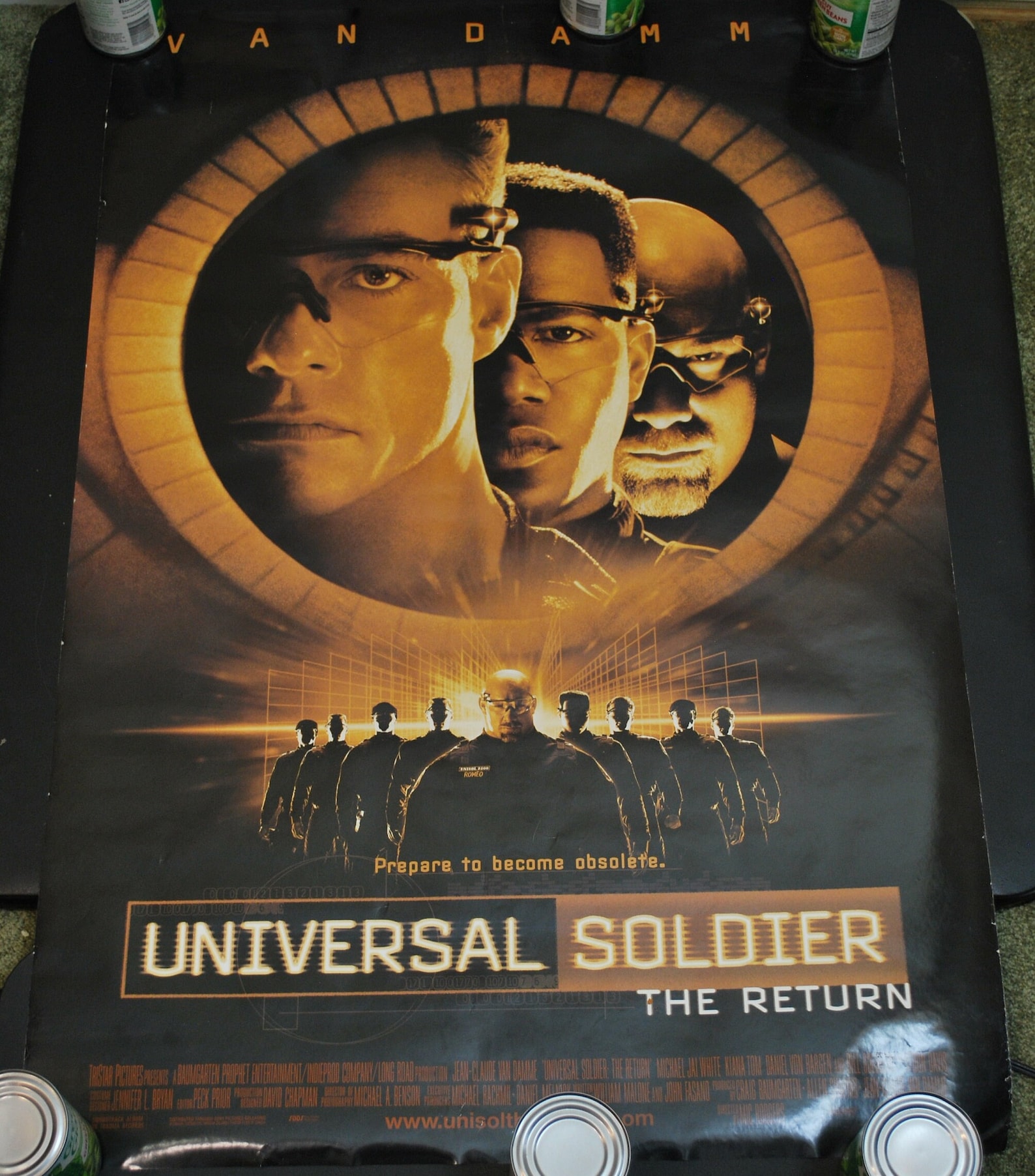 1999 Universal Soldier Return Original Movie Poster - 40 X 27 1/4" Jean ...