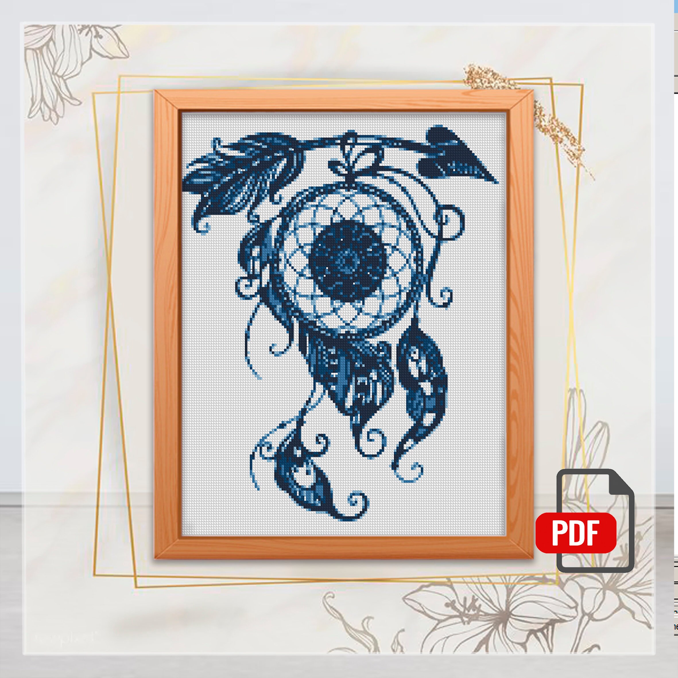Dream Catcher Cross Stitch Pattern Cross Stitch Kits Cross - Etsy UK