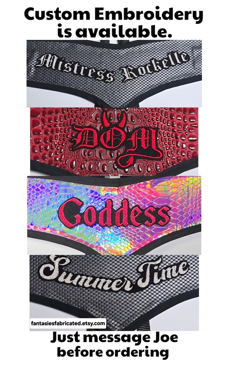 CUSTOM EMBROIDERY IS AVAILABLE FOR A FEE, MESSAGE BEFORE ORDERING.
