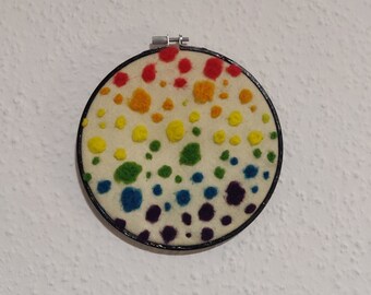 Filzbild "Dotted Pride"