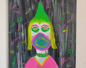 Acrylbild Zeitzeuge (I)