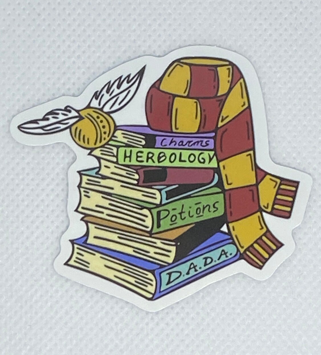 30 / HARRY POTTER / Harry's Books / Vinyl Sticker/ Decal Etsy