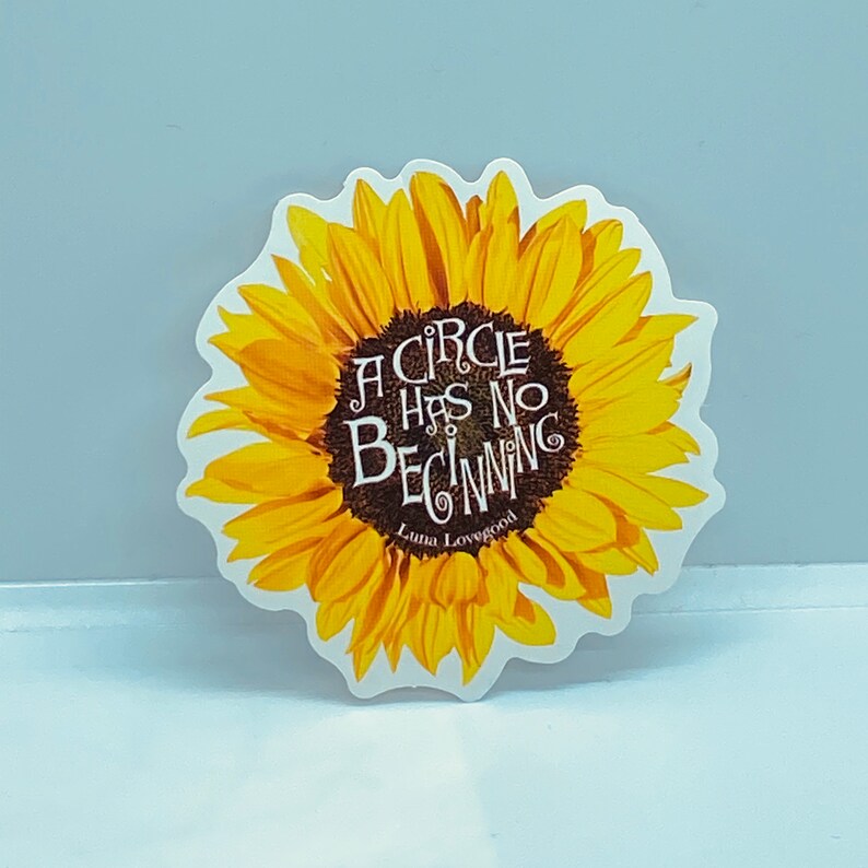 HARRY POTTER Sunflower quote 12 Vinyl Sticker Decal