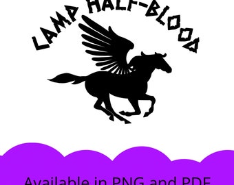 Camp Halfblood Svg Files Camp Half Blood Digital Download Percy