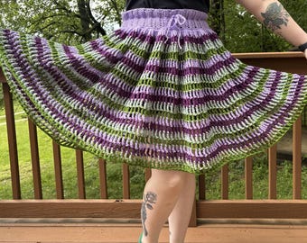 Crochet Fairy Spinning Skirt Pattern, Crochet skirt, crochet pattern, crochet clothing, whimsical crochet pattern, renaissance festival