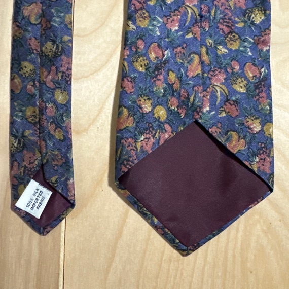 True Vintage 1980s 100% Silk Cravate de France Su… - image 7