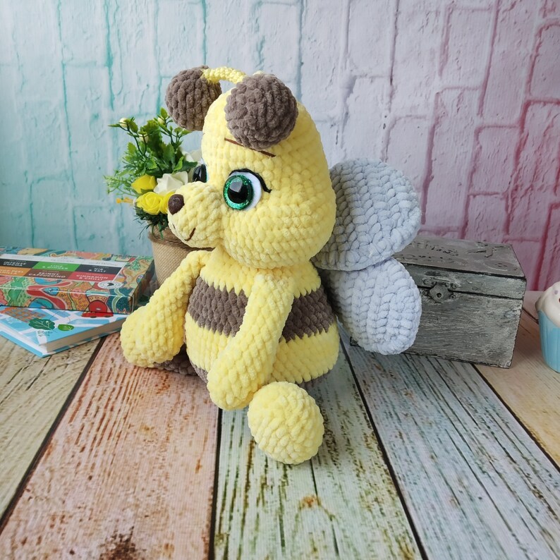 Cute Bumble BEE stuffed toy. Large plush honey bee. Bear bee | Etsy