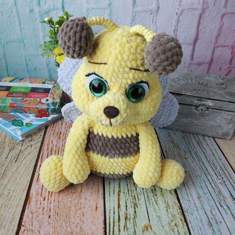 Cute Bumble BEE stuffed toy. Large plush honey bee. Bear bee | Etsy