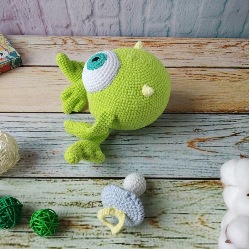 BABY MIKE WAZOWSKI Inspired Toy Monster Inc Doll Figurine | Etsy