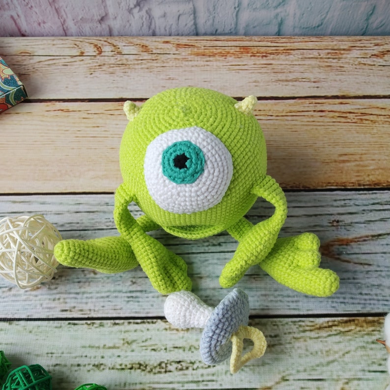 BABY MIKE WAZOWSKI Inspired Toy Monster Inc Doll Figurine | Etsy