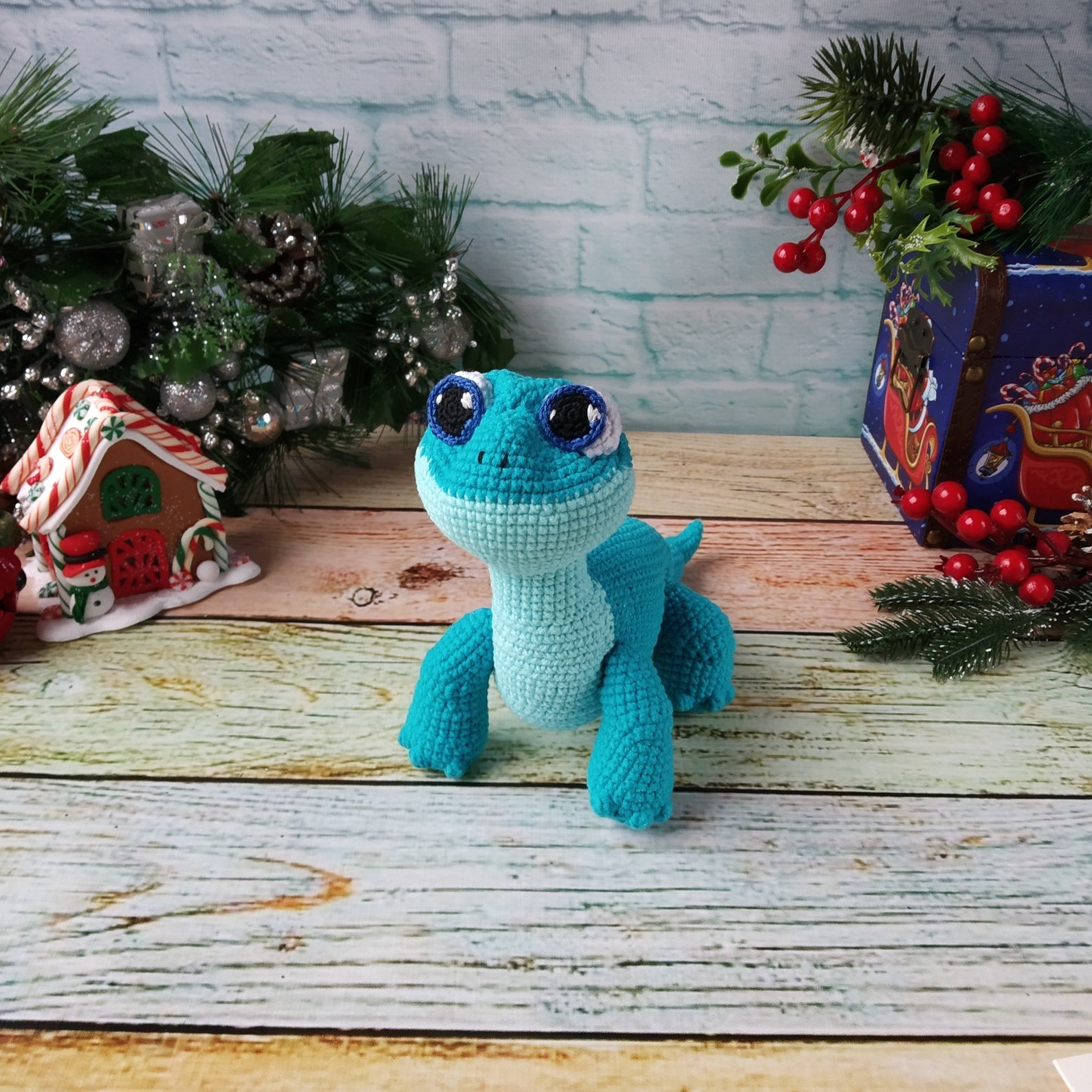 Bruni Salamander Crochet Pattern Pdf English Blue Lizard Toy Etsy UK