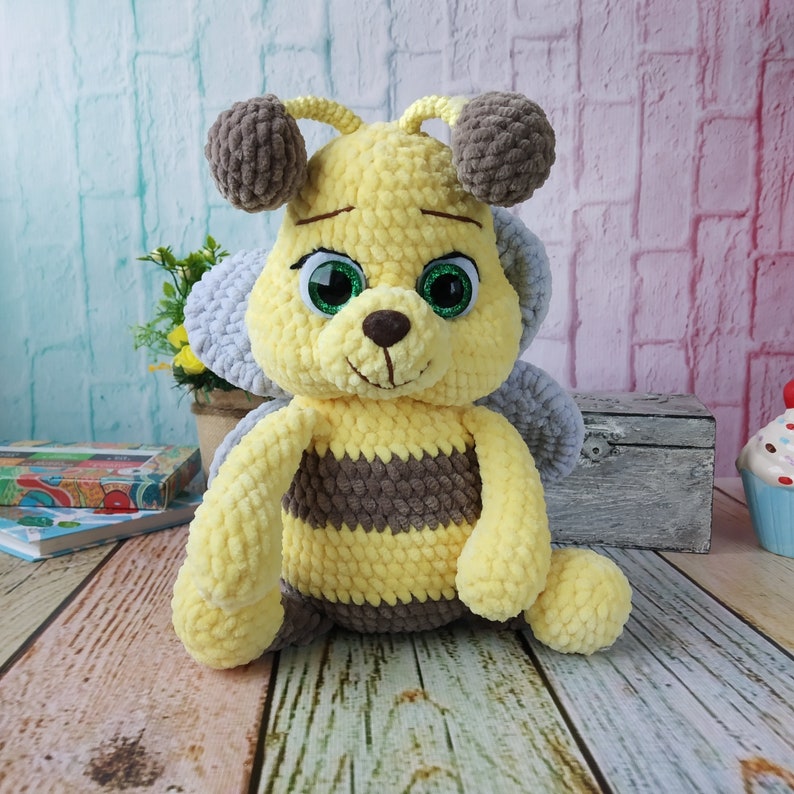 Cute Bumble BEE stuffed toy. Large plush honey bee. Bear bee | Etsy