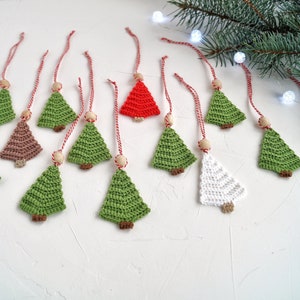 Handmade Crochet Christmas Tree Ornament: Holiday Decor (9&quot;)